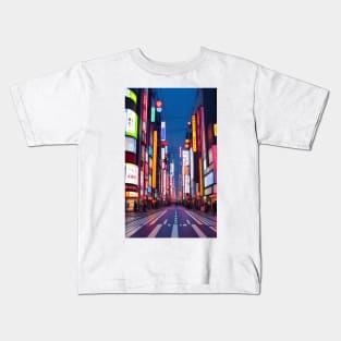 Neon Tokyo Dreams Kids T-Shirt